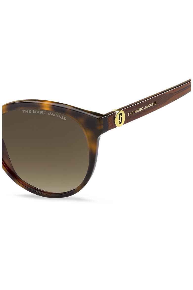 54mm Round Sunglasses, Alternate, color, HAVANA AZURE