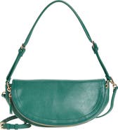 MANGO Getaria Semicircular Faux Leather Shoulder Bag