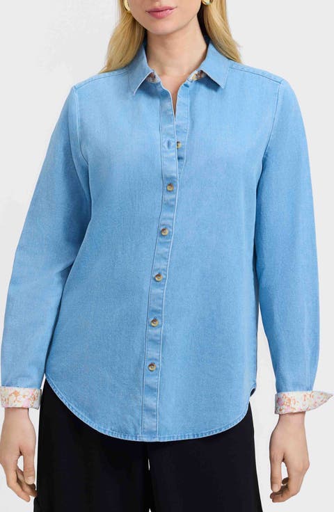 Margie Denim Button-Up Shirt