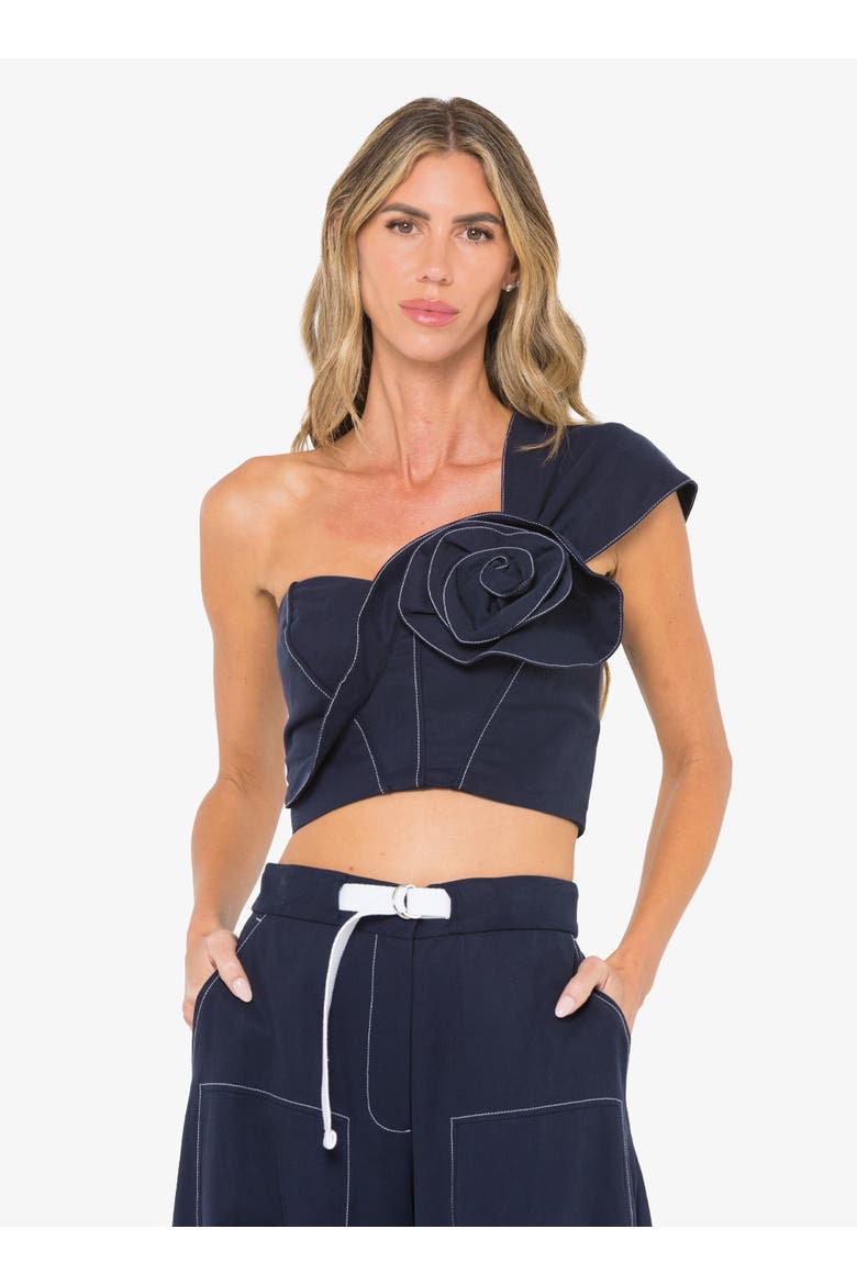 Blaire Top, Alternate, color, Navy