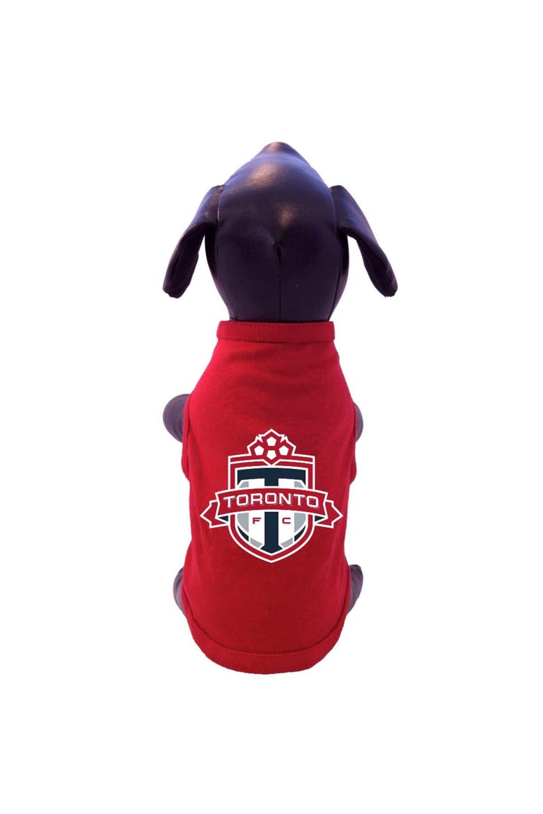 Red Toronto FC Pet T-Shirt, Main, color, Red