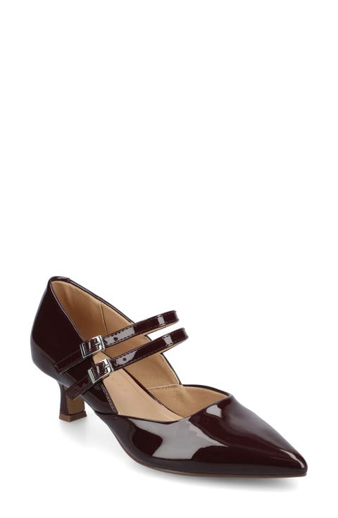 Carnation Kitten Heel Mary Jane Pump - Wide Width Available (Women)