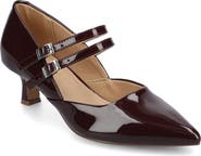 Journee Collection Carnation Kitten Heel Mary Jane Pump - Wide Width Available