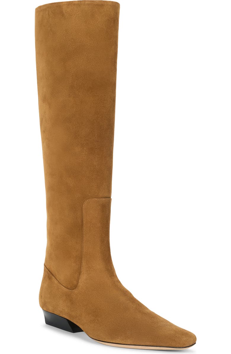 STAUD Wally Flat Knee High Boot, Main, color, Tan