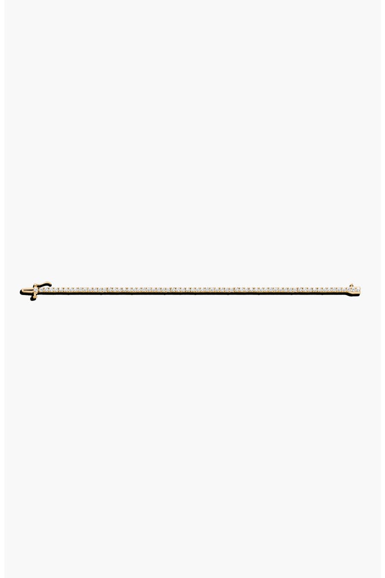 Lab Grown Diamond Tennis Bracelet - 3ct, Alternate, color, 14k Yellow Gold