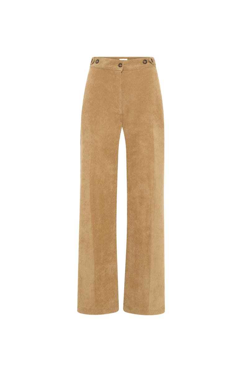 GERARD DAREL Cass Wide-Leg Corduroy Pants, Alternate, color, Sand