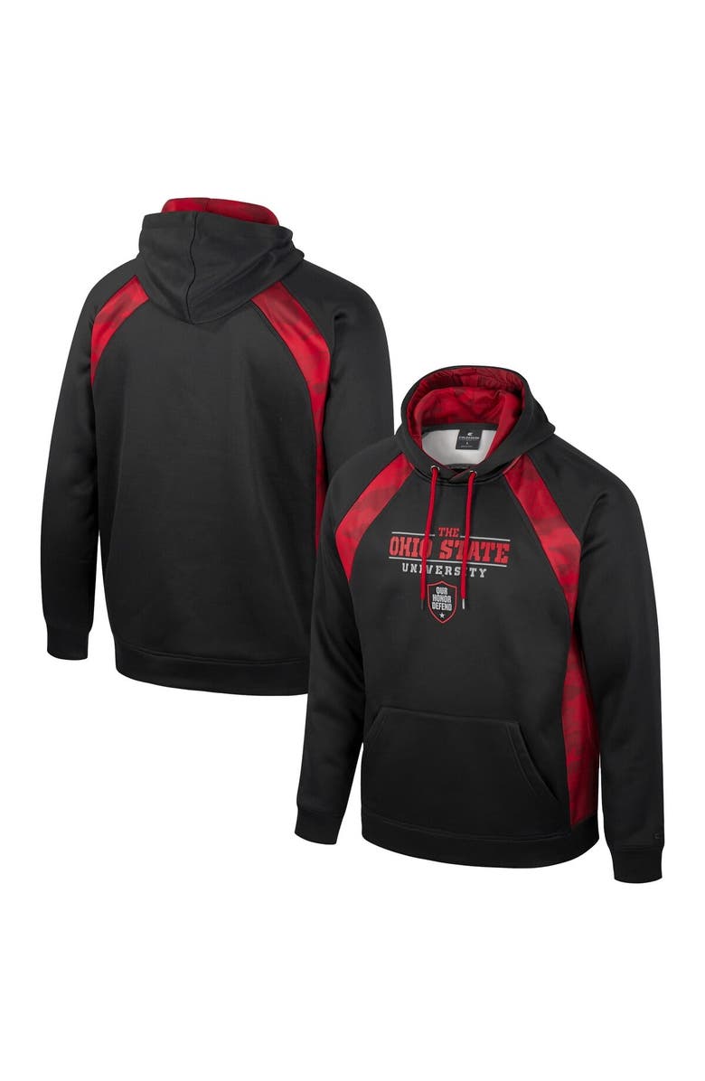 COLOSSEUM Men's Colosseum  Black Ohio State Buckeyes Big & Tall On Honor Pullover Hoodie, Main, color, Black