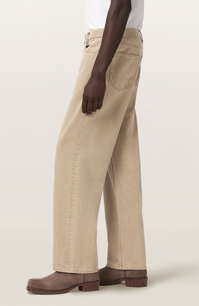 AllSaints Mullen Relaxed Straight Leg Jeans, Alternate, color, Light Brown