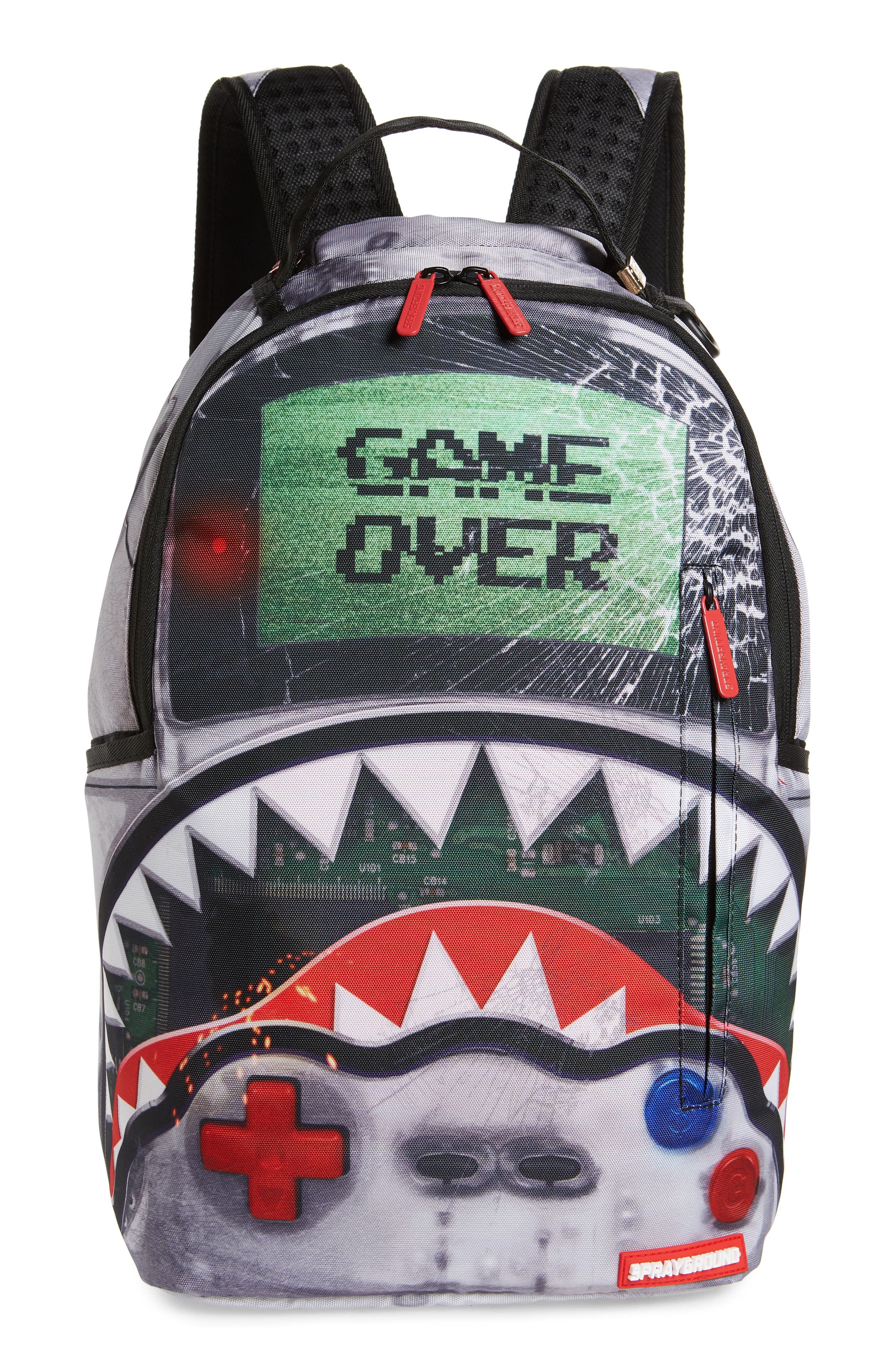 Sprayground Game Over Backpack, Main, color, 