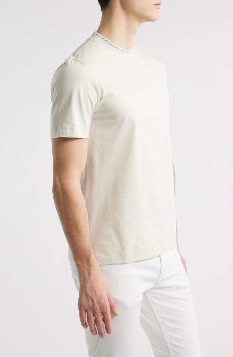 BOSS Tessler Tipped Cotton Crewneck T-Shirt, Alternate, color, 