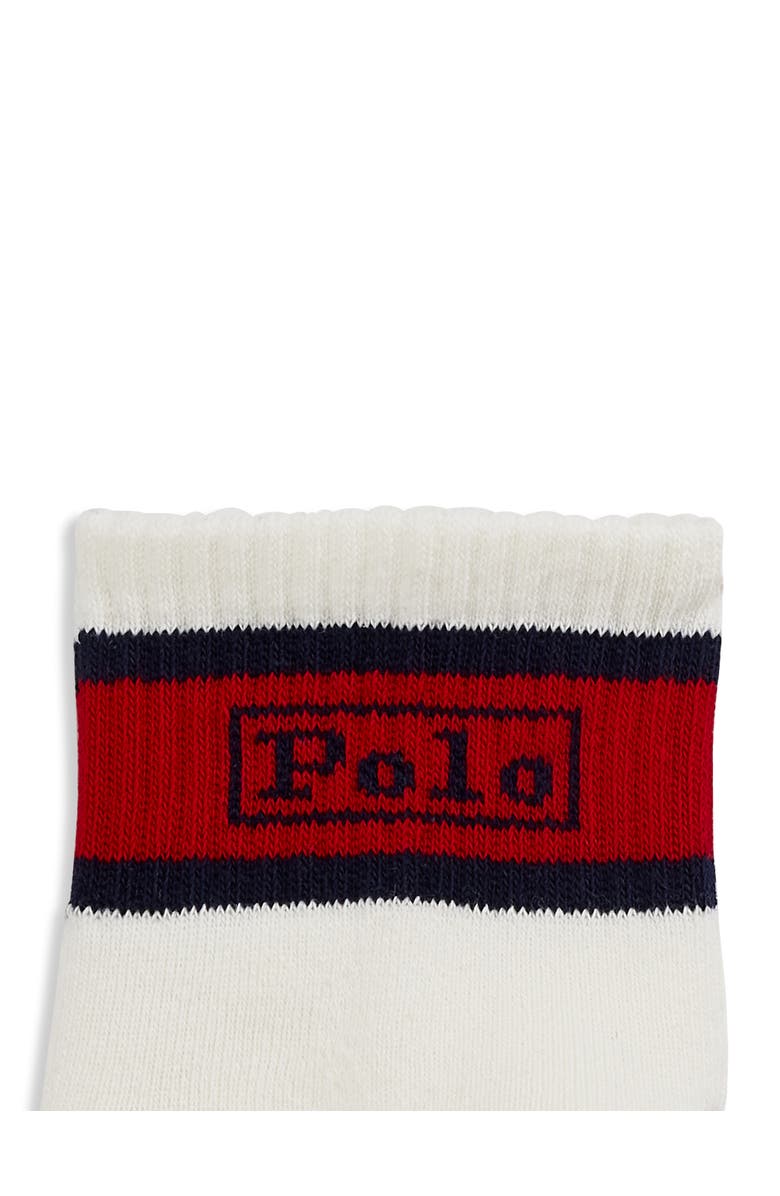 Polo Ralph Lauren 3-pk Striped 1/4-Top Socks, Alternate, color,