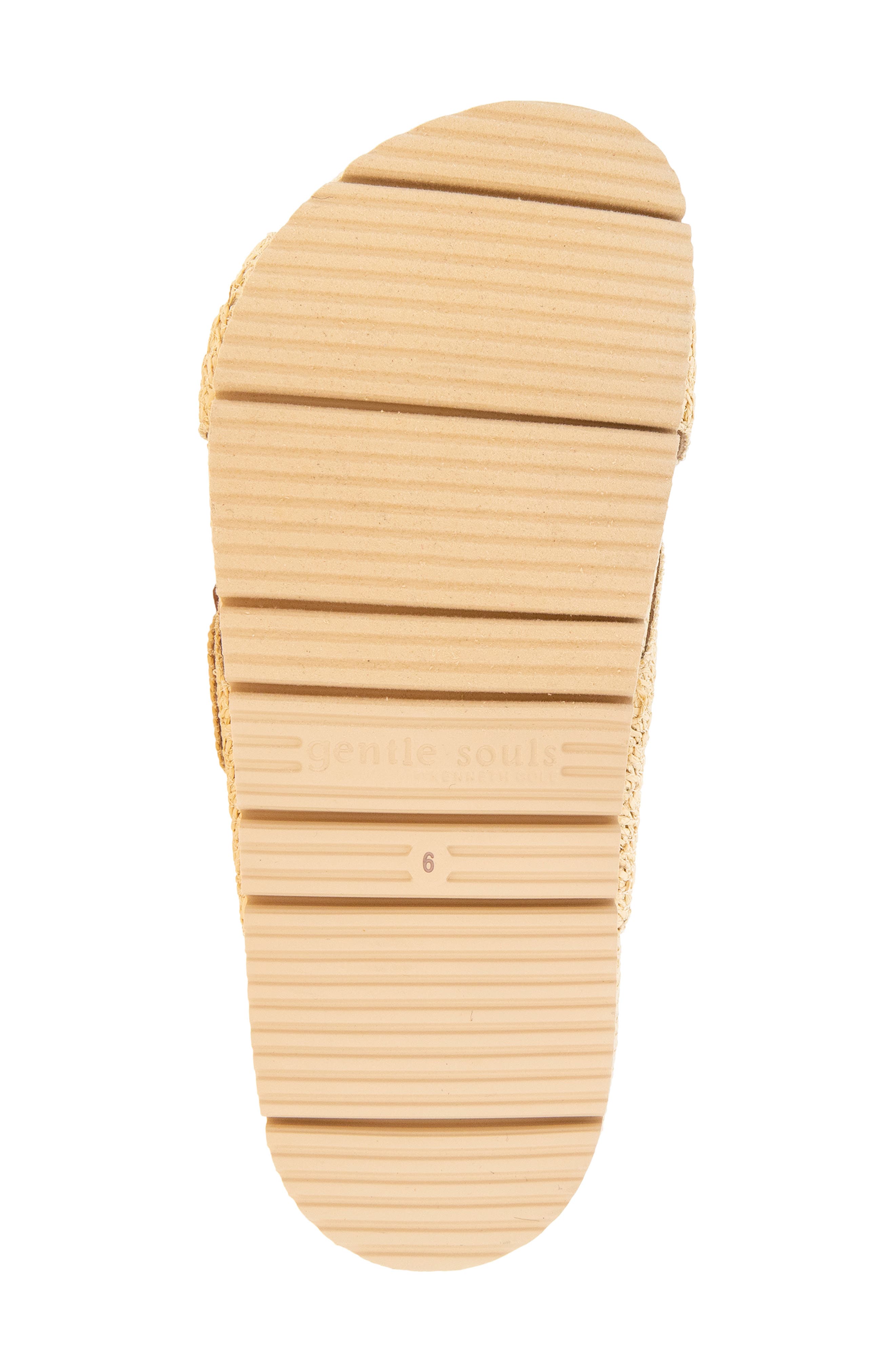 Louisa Buckle Sandal, Alternate, color, NATURAL RAFFIA