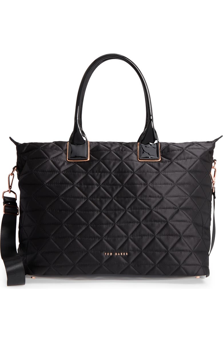 Ted Baker London Large Hilksi Quilted Tote, Main, color,