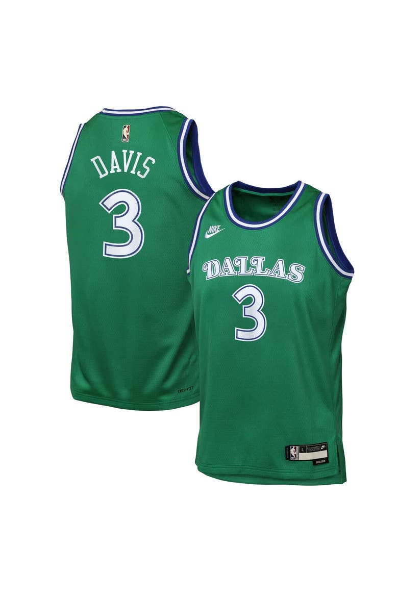 Youth Nike Anthony Davis Green Dallas Mavericks Swingman Jersey - Classic Edition, Main, color, Green