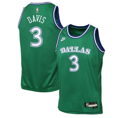 Youth Nike Anthony Davis Green Dallas Mavericks Swingman Jersey - Classic Edition