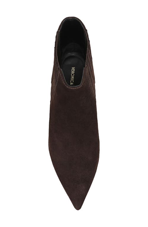 Veronica Beard Lisa Kitten Heel Bootie In Brown