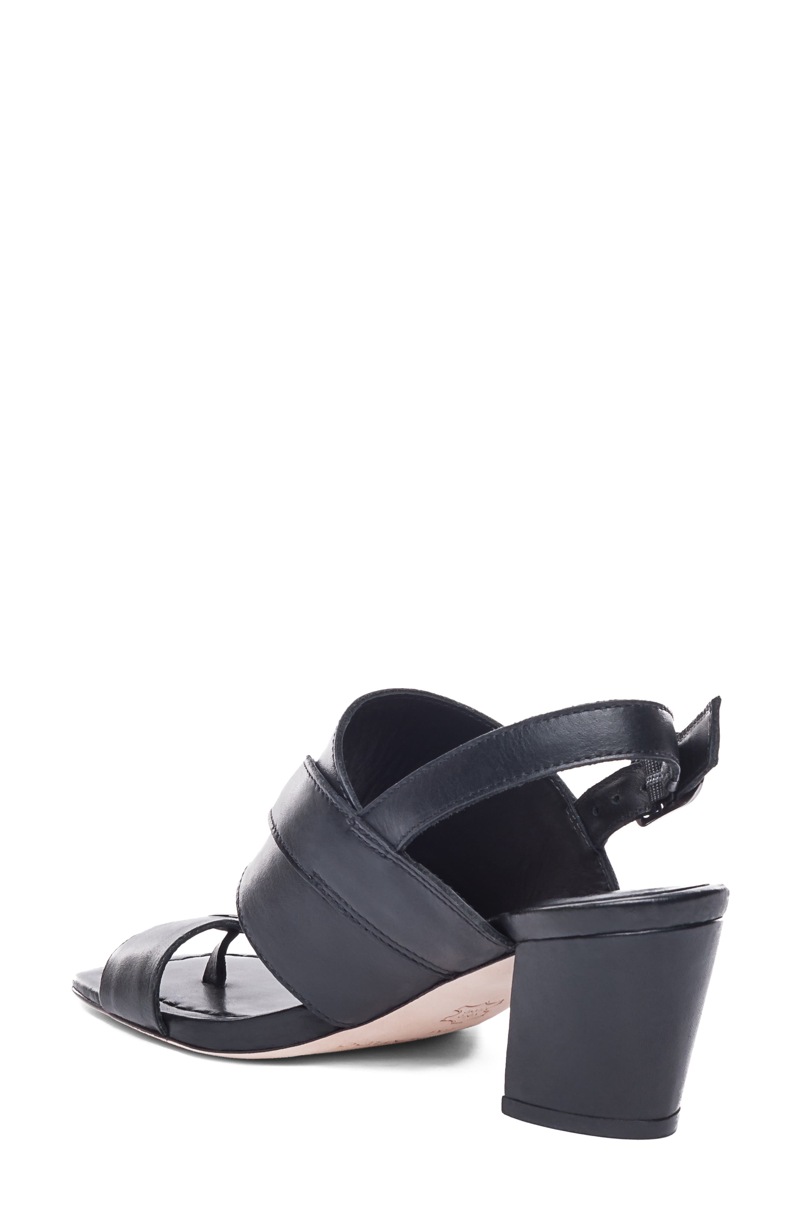 Haider Slingback Sandal, Alternate, color, BLACK LEATHER