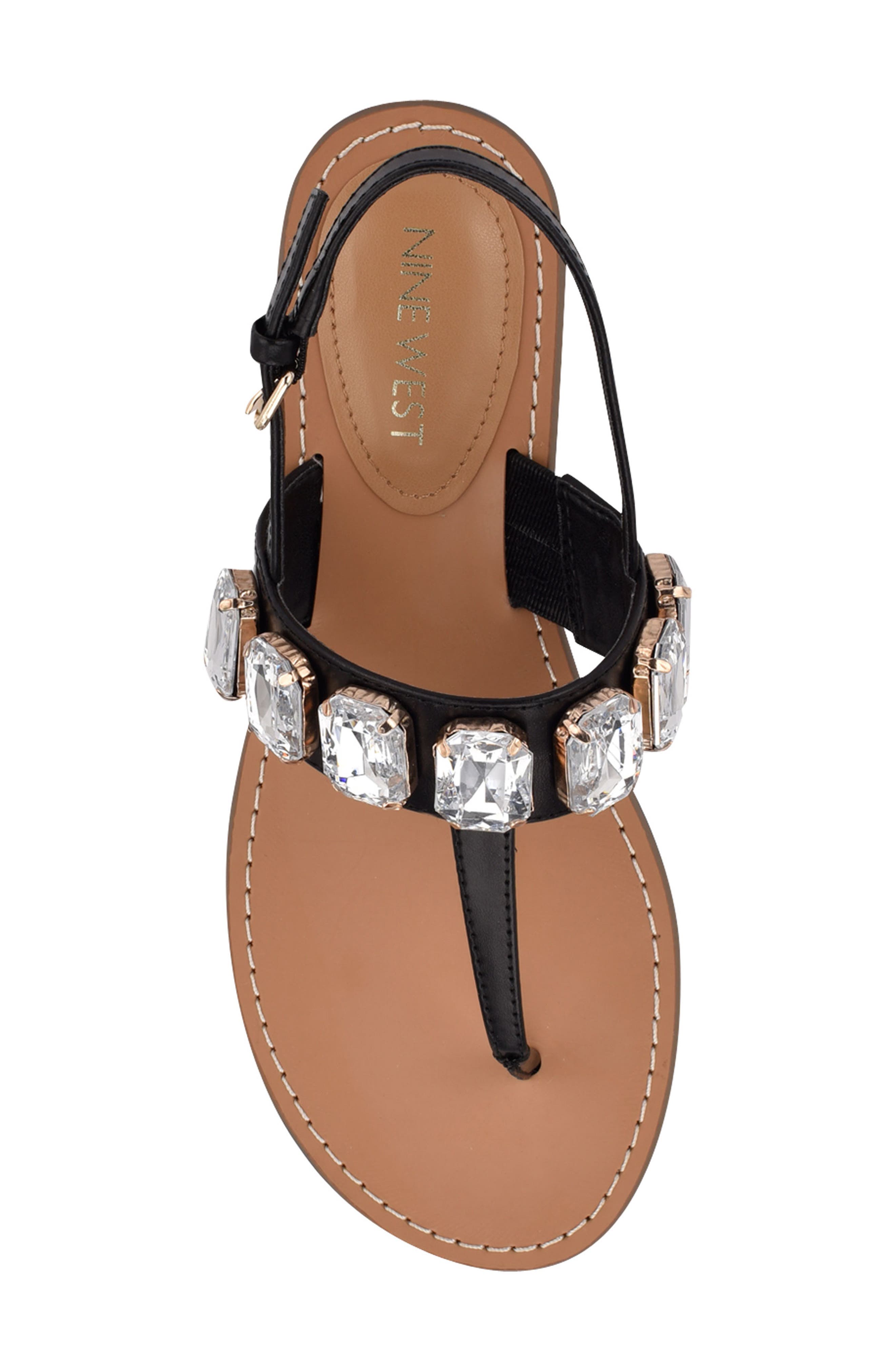 Nine West Nine Coral T-Strap Sandal, Alternate, color, 