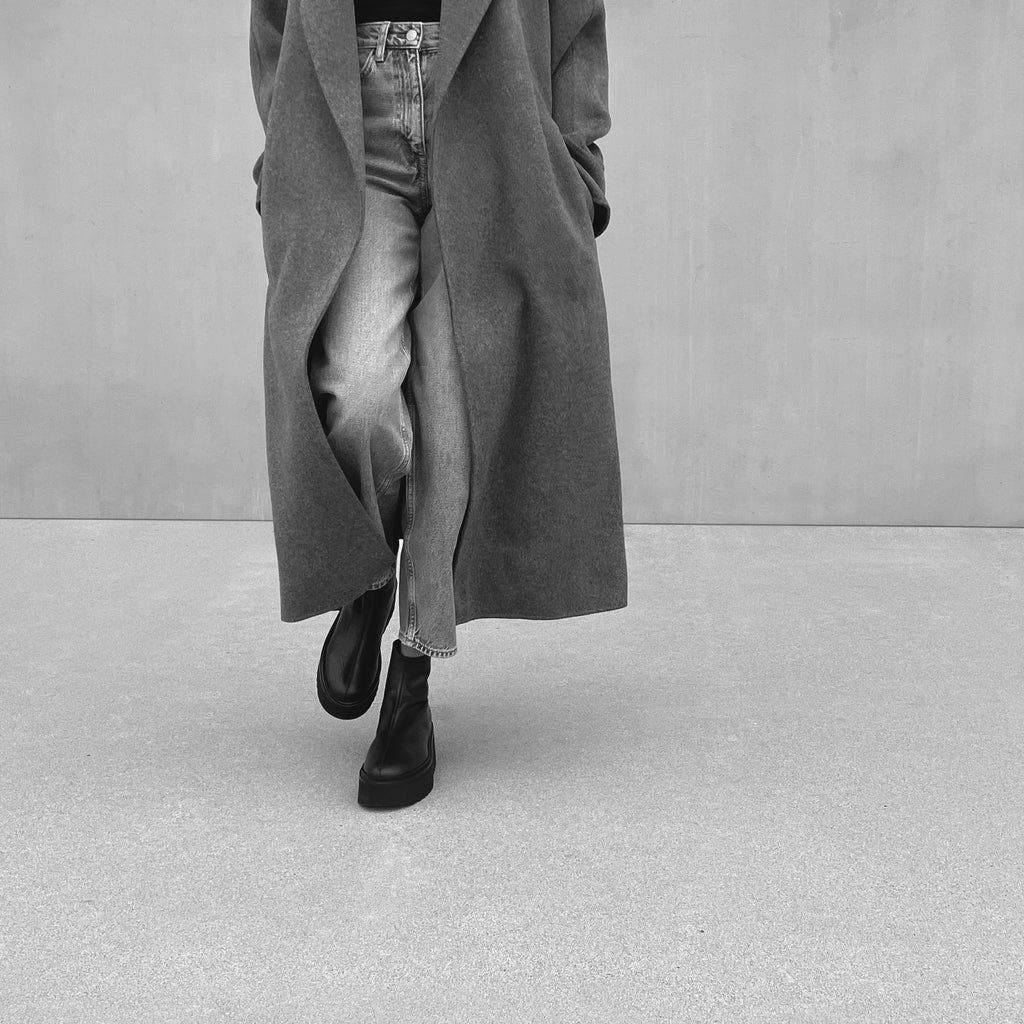 Neil J. Rodgers Zoe Platform Boot, Alternate, color, Black Calf