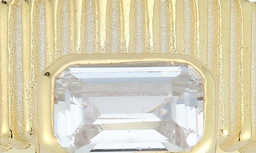 Chloe & Madison Chloe And Madison Cubic Zirconia Vintage Band Ring In Gold