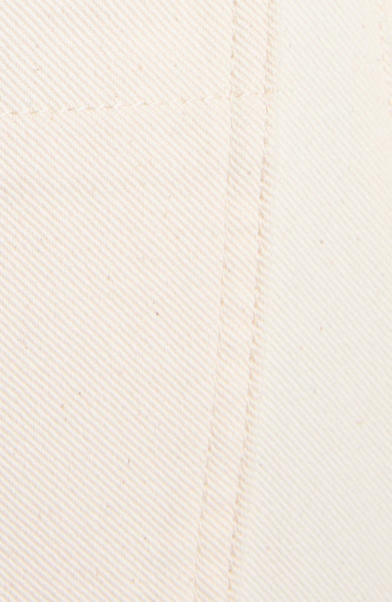 Valentino Nonstretch Denim Flare Leg Ankle Jeans, Alternate, color, Ivory