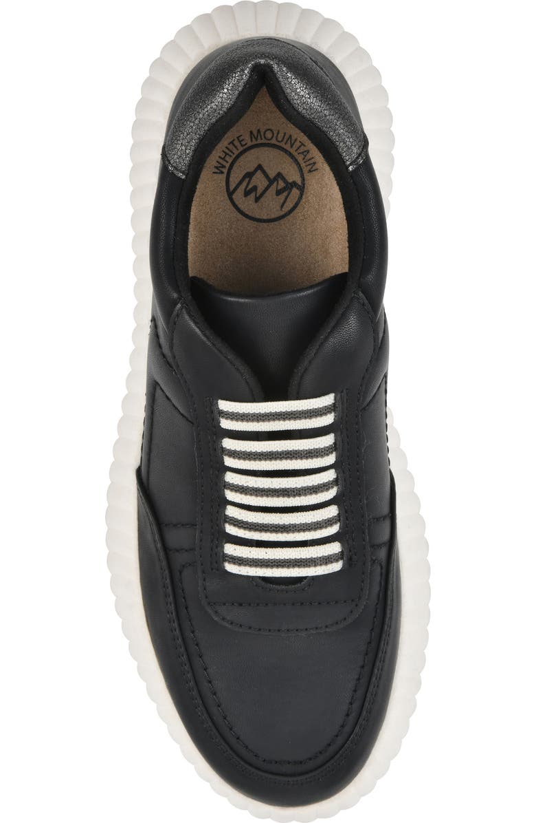 White Mountain Footwear Daytime Wedge Knit Sneaker, Alternate, color,