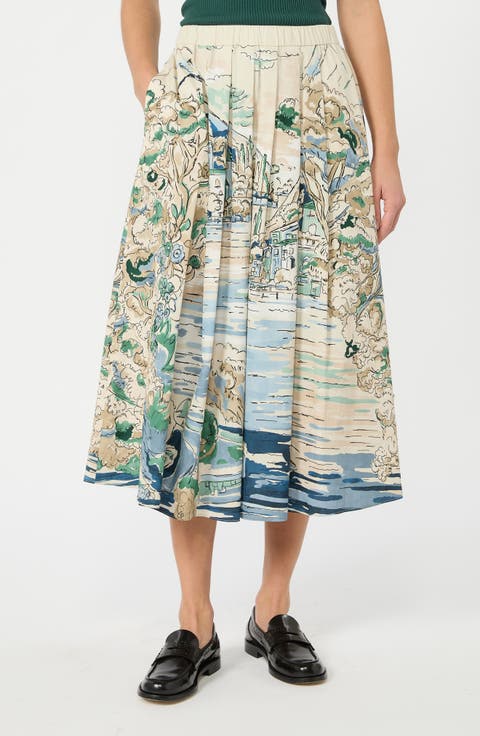 Adepto Cotton Midi Skirt