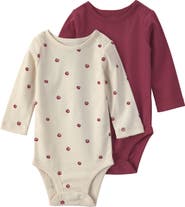 Little Planet 2-Pack Assorted Organic Cotton Bodysuits