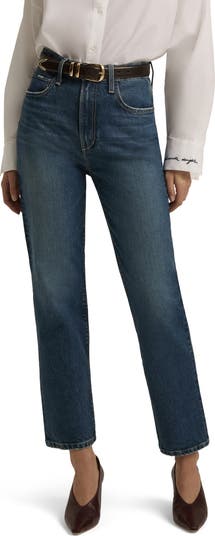 The Valentina High Waist Ankle Straight Leg Jeans