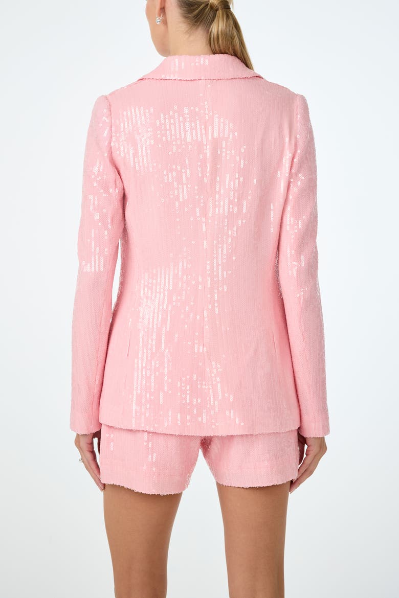 Alternates 2 Sequin Blazer, Alternate, color, Desert Rose