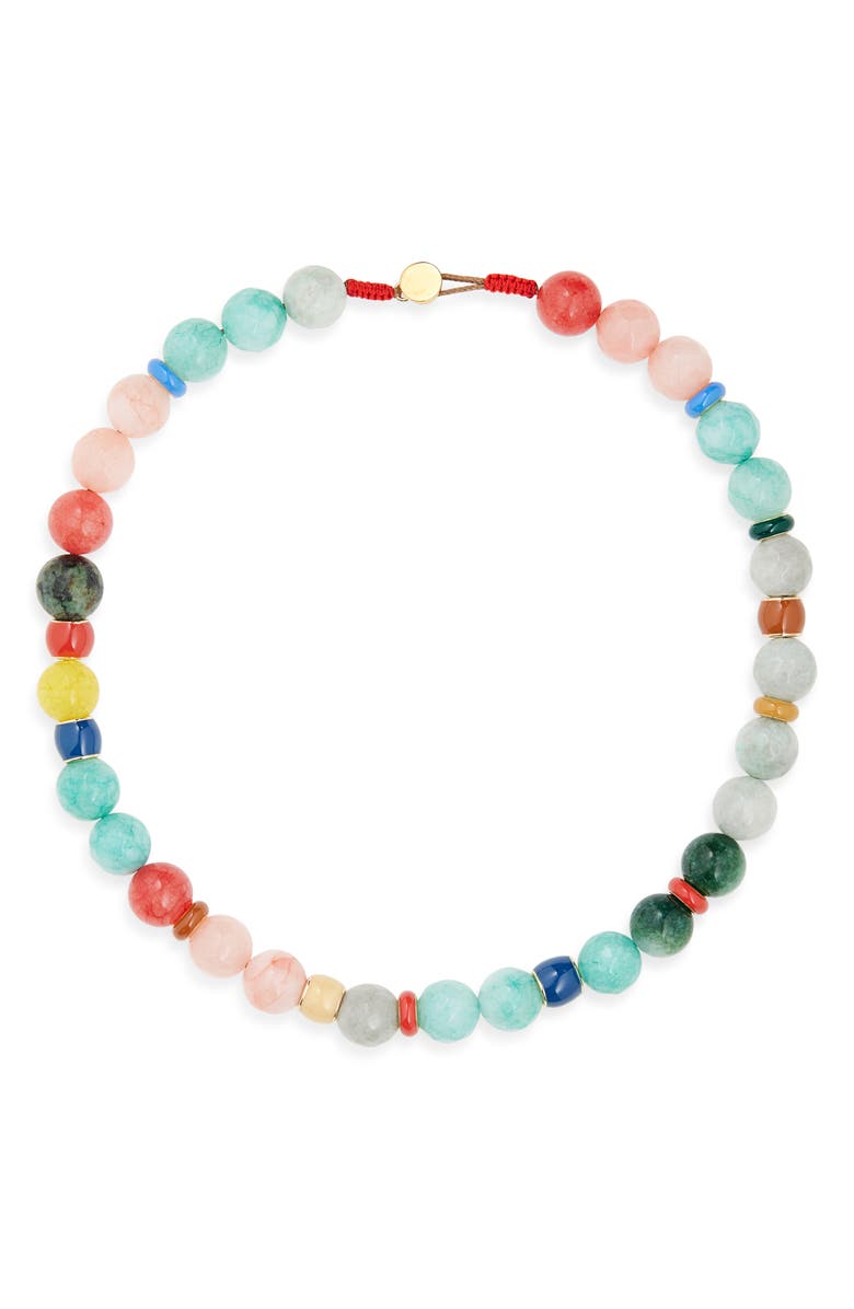 ROXANNE ASSOULIN The Bright by Nature Necklace, Main, color, Aqua Multi