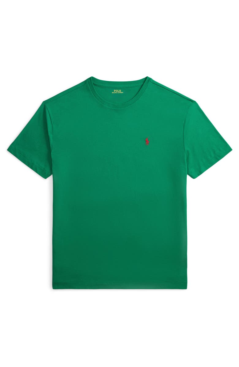 Polo Ralph Lauren Classic Fit Jersey Crewneck T-Shirt, Alternate, color, Erin Green/ C3966