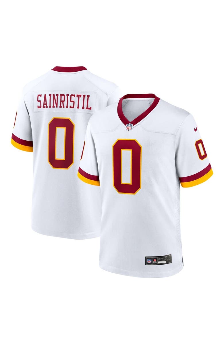 Nike Men's Nike Mike Sainristil White Washington Commanders Game Super Bowl Era Jersey, Main, color, White