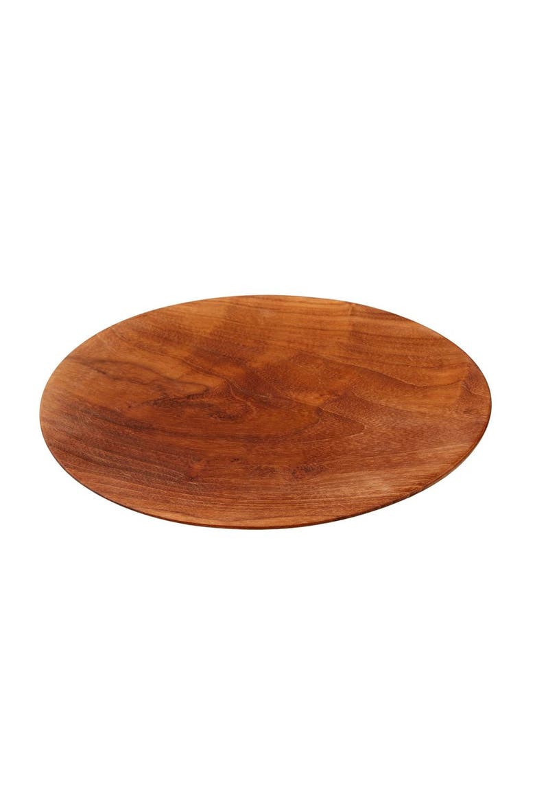 Teak Salad Plate, Main, color, Natural