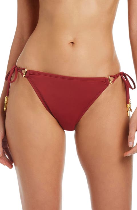 Side Tie Hipster Bikini Bottoms