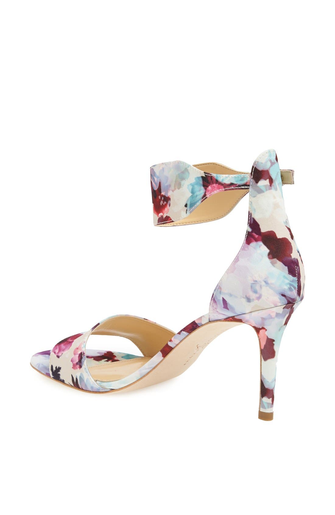'Gelana' Floral Sandal, Alternate, color, PINK FLORAL