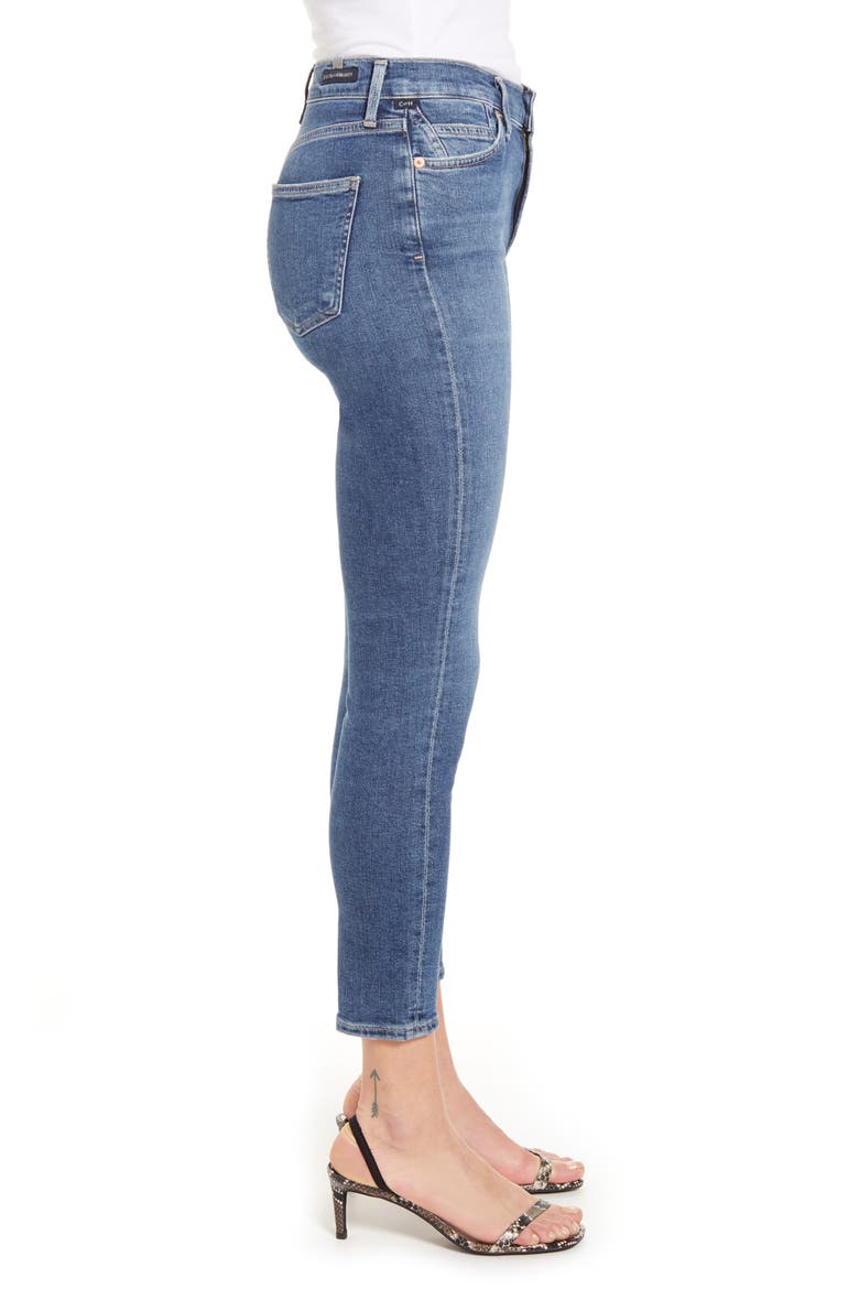 Rocket High Waist Crop Skinny Jeans, Alternate, color, STORY