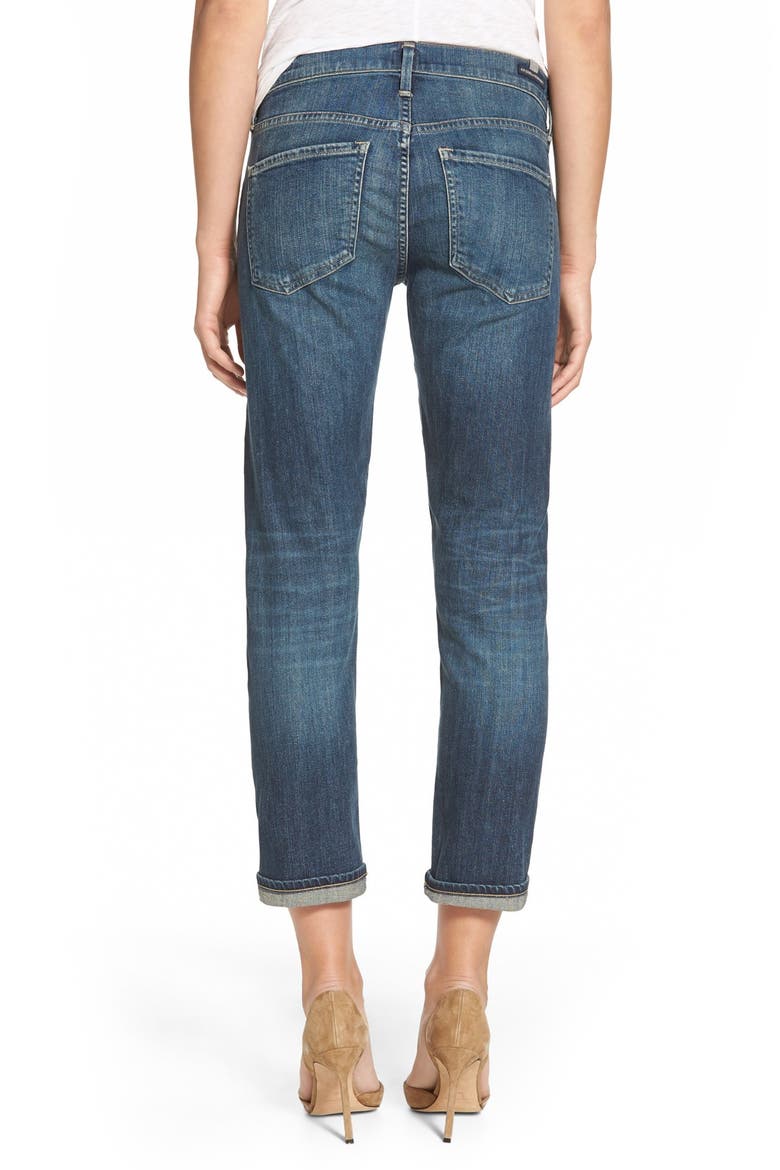 'Emerson' Slim Boyfriend Jeans, Alternate, color, DIXON