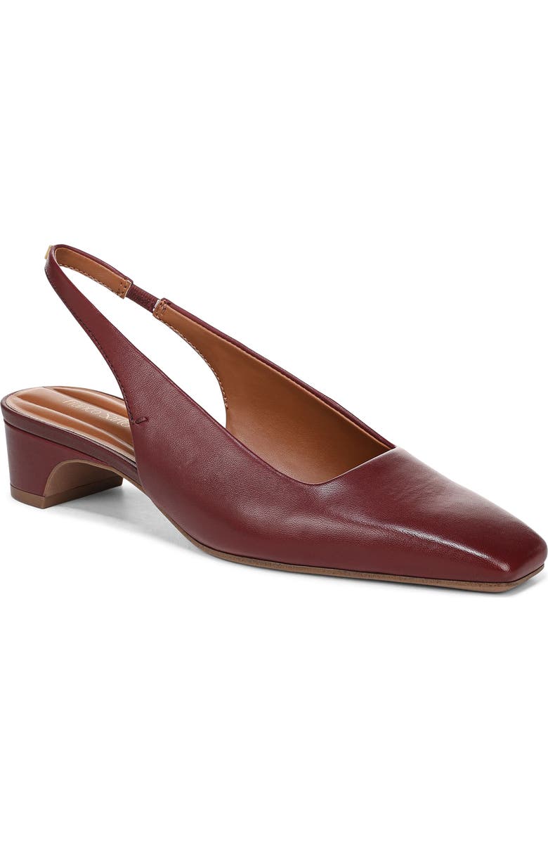 Franco Sarto Lyanna Slingback Pump, Main, color, Bordo Red