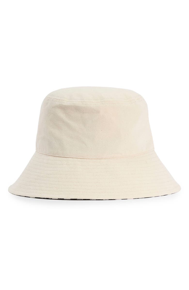 Barbour Selena Cotton Twill Bucket Hat, Alternate, color, Ecru