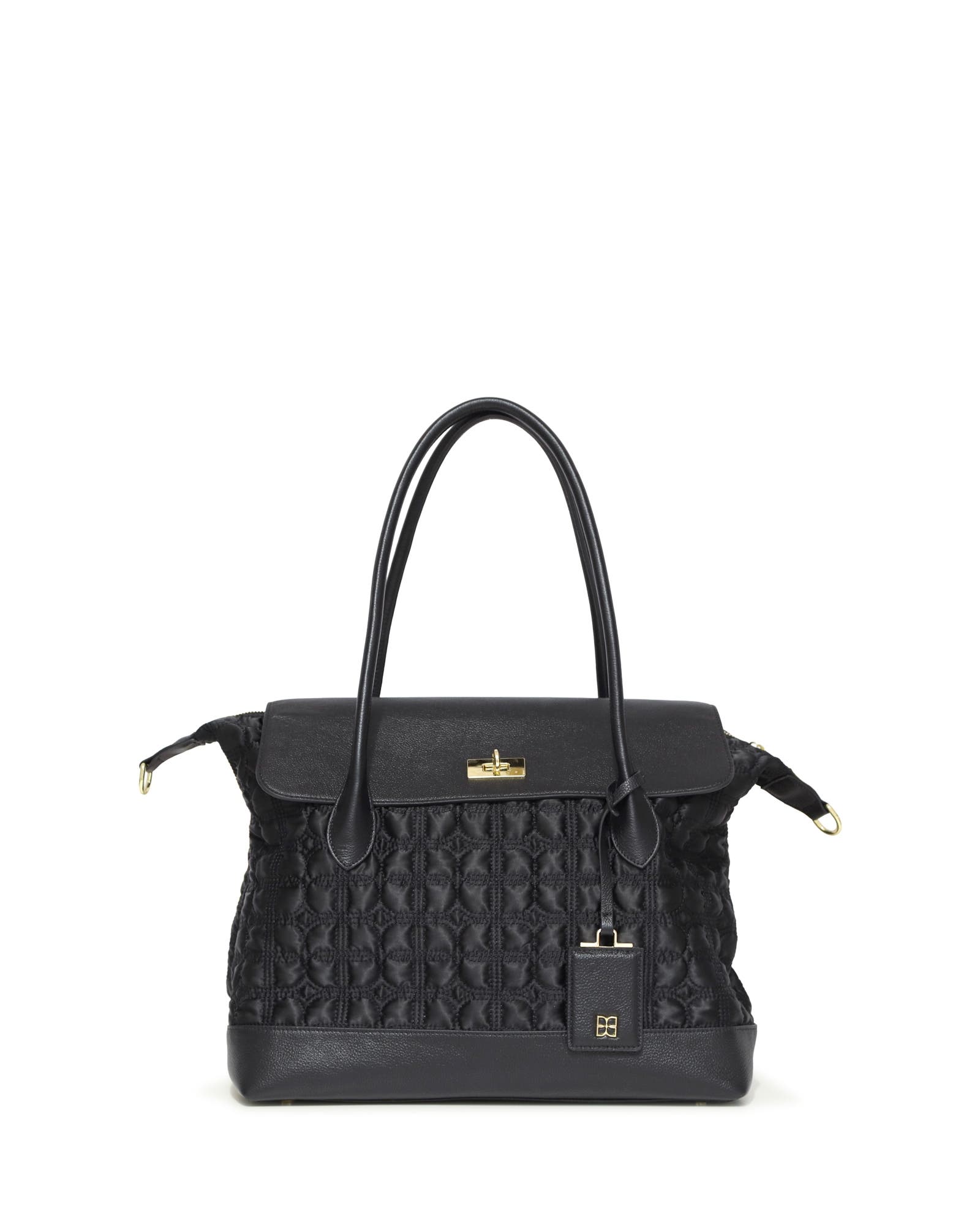 Just Add Sugar Quilted Bag, Main, color, Black