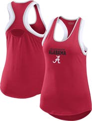 WEAR by Erin Andrews Women's WEAR by Erin Andrews Crimson Alabama Crimson Tide Open Hole Razorback Tank Top
