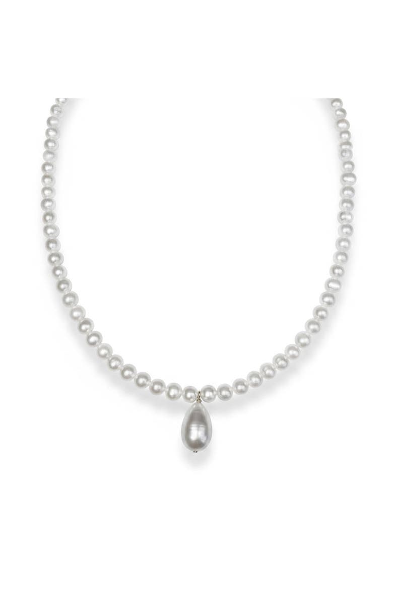The Seraphina Pearl Necklace, Main, color, White