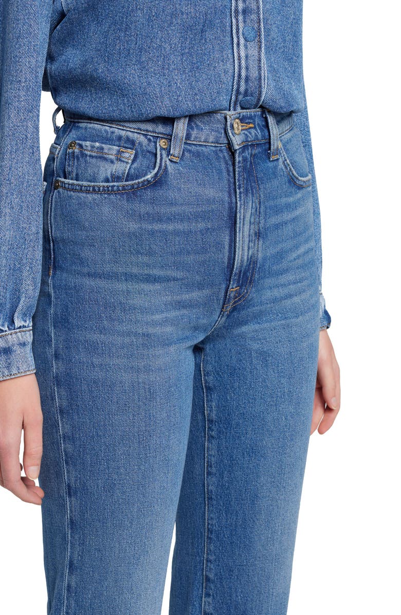 7 For All Mankind Logan High Waist Stovepipe Jeans, Alternate, color,