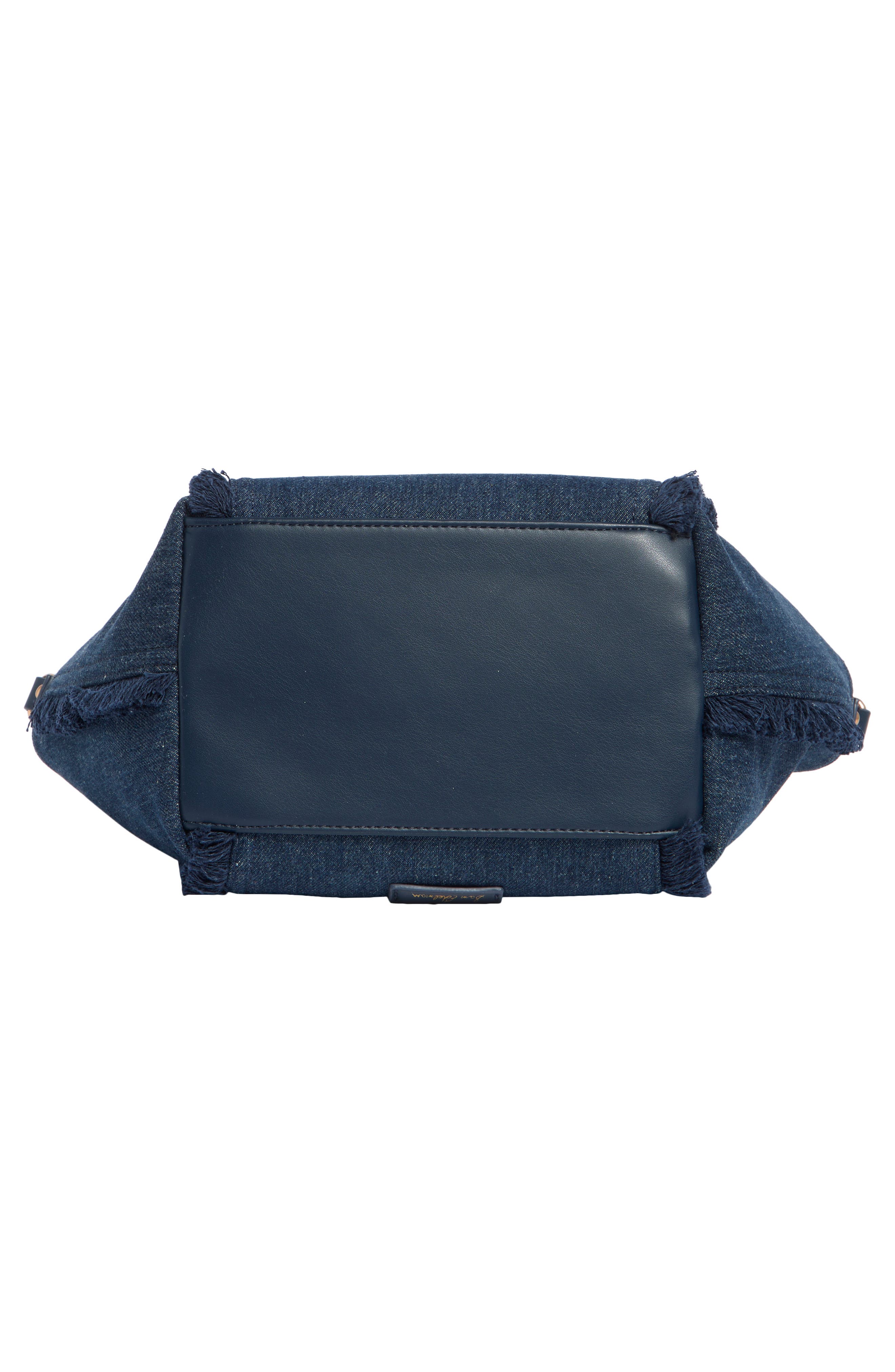 Sam Edelman Mini Sydney Denim Bucket Tote, Alternate, color, Navy