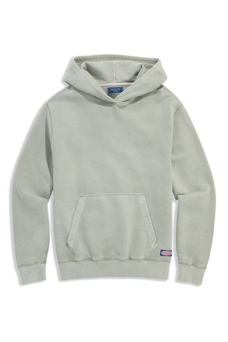 Cotton French Terry Hoodie, Main, color, DUNE GRASS
