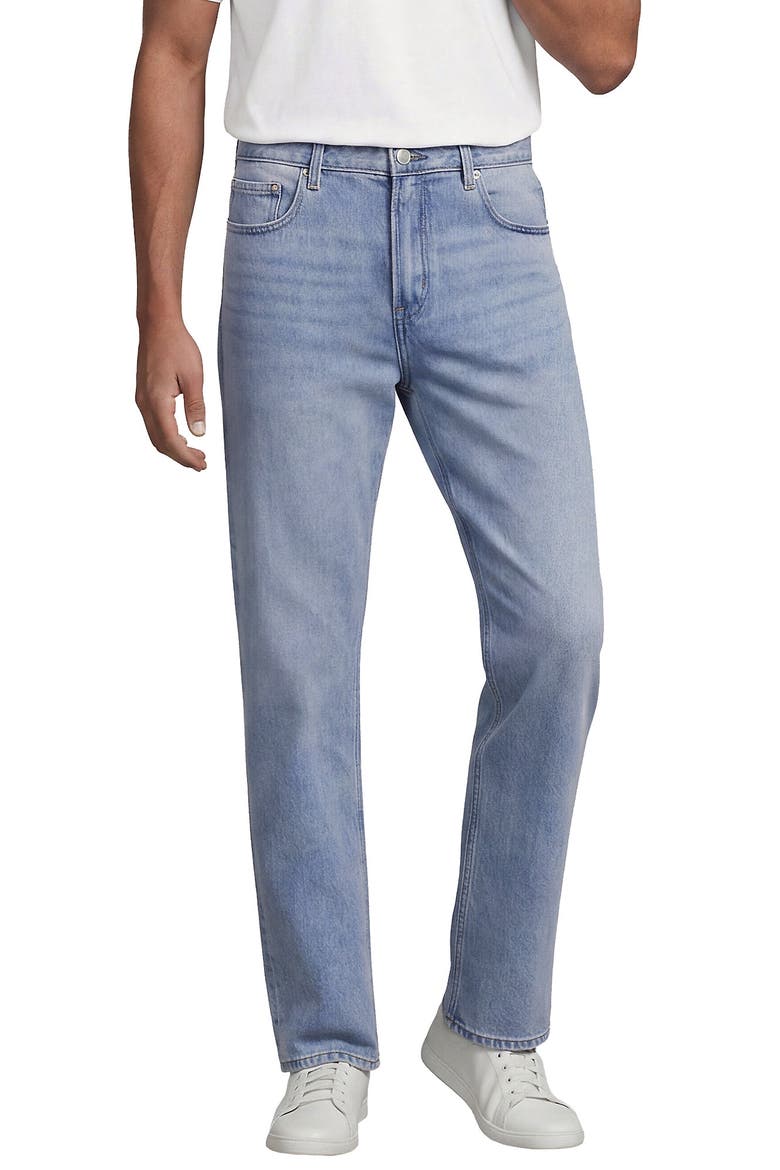 Stretch Comfort Waist Classic Straight Fit Jean, Main, color, Light Northshore Wash