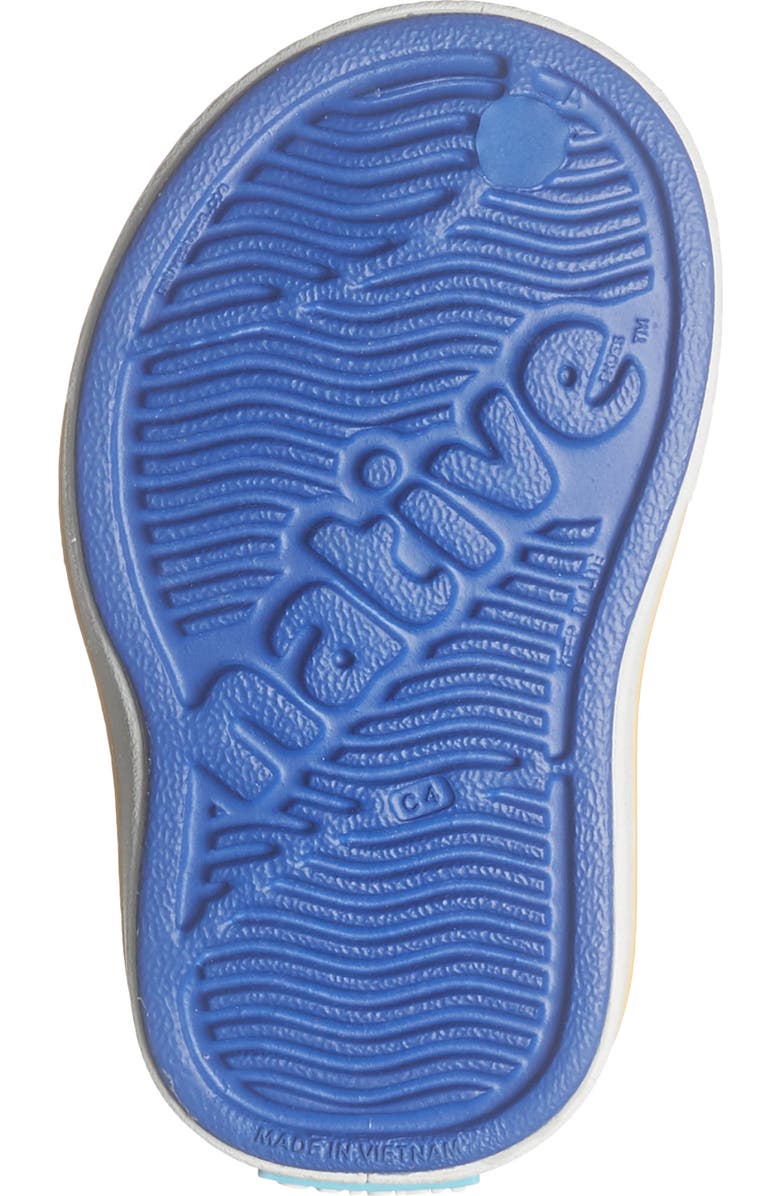 Native Shoes Kids' Miles Water Friendly Slip-On Sneaker, Alternate, color, Uv Blue/ Shell White