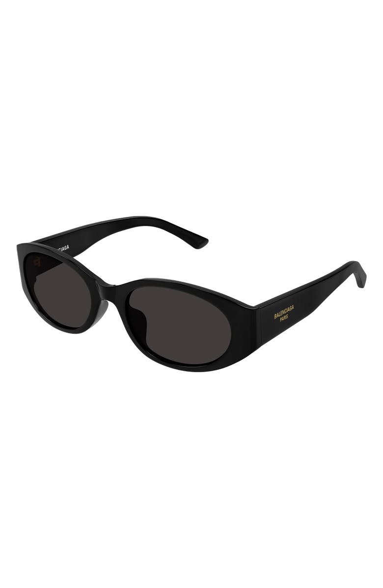 Balenciaga 55mm Round Sunglasses, Alternate, color,