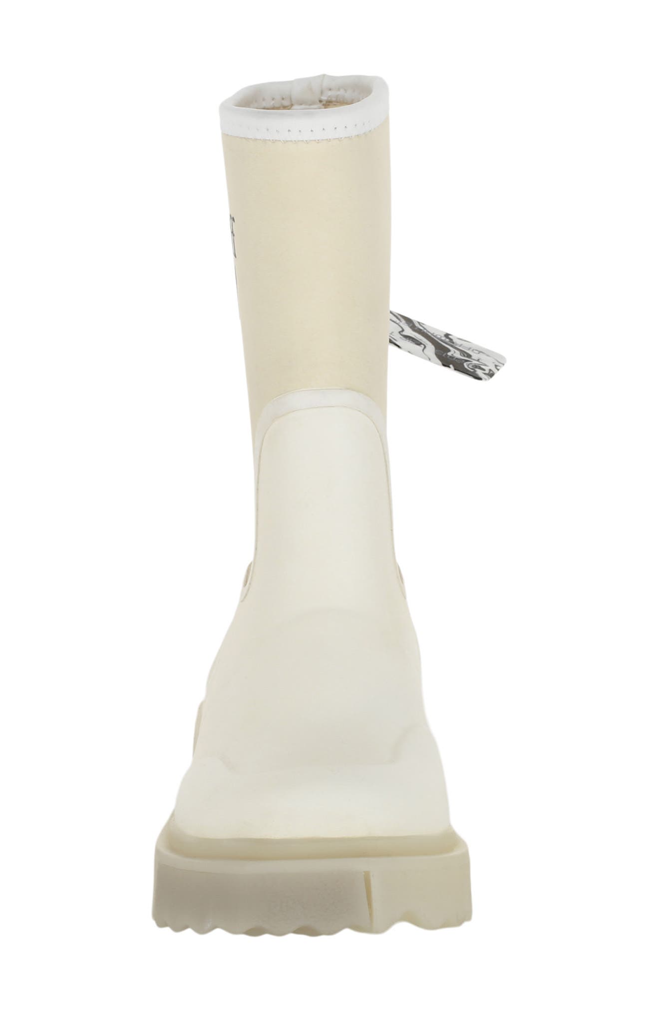 Off-White Sponge Sole Rain Boot, Alternate, color, 
